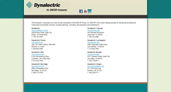 Desktop Screenshot of dynalectric.com